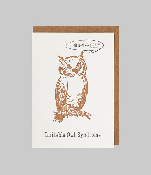 Archivist - Irritable Owl Card | Campbell Cole